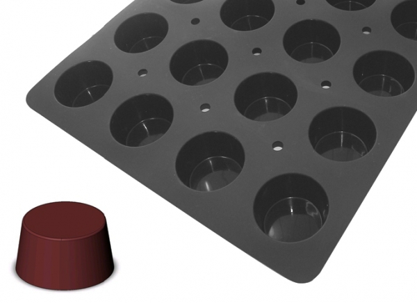 Plaque silicone Moul'Flex Pro De Buyer Portions Muffins - DE BUYER